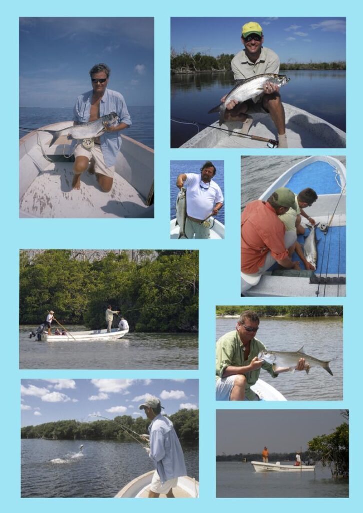 Baby Tarpon caught in the Rio Lagartos Bio Reserve with Diego Nuñez and sons